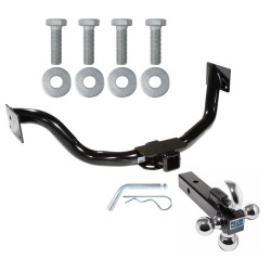 Trailer Tow Hitch Receiver For 03-09 KIA Sorento w/Tri-Ball Triple Ball 1-7/8" 2" 2-5/16" Trailer Tow Hitch Receiver For 03-09 KIA Sorento w/Tri-Ball Triple Ball 1-7/8" 2" 2-5/16"