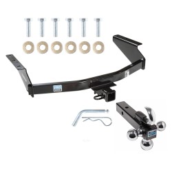 Trailer Tow Hitch Receiver For 07-11 Dodge Niro w/Tri-Ball Triple Ball 1-7/8" 2" 2-5/16" Trailer Tow Hitch Receiver For 07-11 Dodge Niro w/Tri-Ball Triple Ball 1-7/8" 2" 2-5/16"