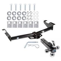 Trailer Tow Hitch Receiver For 75-14 Ford E150 E250 E350 Van w/Tri-Ball Triple Ball 1-7/8" 2" 2-5/16" Trailer Tow Hitch Receiver For 75-14 Ford E150 E250 E350 Van w/Tri-Ball Triple Ball 1-7/8" 2" 2-5/16"