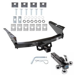 Trailer Tow Hitch Receiver For 97-03 Ford F150 2004 Heritage 97-07 F250 F350 w/Tri-Ball Triple Ball 1-7/8" 2" 2-5/16" Trailer Tow Hitch Receiver For 97-03 Ford F150 2004 Heritage 97-07 F250 F350 w/Tri-Ball Triple Ball 1-7/8" 2" 2-5/16"