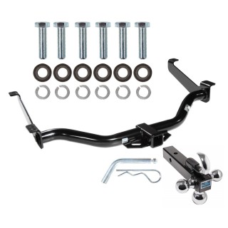 Custom Fit Trailer Hitch Tri-Ball Trailer Hitch Ball Mount w/ Pin/Clip 51106 7031400 63240 Pro Series Trailer Tow Hitch Receiver 04-15 Nissan Titan w/Tri-Ball Triple Ball 1-7/8" 2" 2-5/16" 04 05 06 07 08 09 10 11 12 13 14 15 2004 2005 2006 Trailer Tow Hitch Receiver For 04-15 Nissan Titan w/Tri-Ball Triple Ball 1-7/8" 2" 2-5/16"