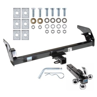 Custom Fit Trailer Hitch Tri-Ball Trailer Hitch Ball Mount w/ Pin/Clip 51108 7031400 63240 Pro Series Trailer Tow Hitch Receiver 95-04 Toyota Tacoma w/Tri-Ball Triple Ball 1-7/8" 2" 2-5/16" 95 96 97 98 99 00 01 02 03 04 1995 1996 1997 1998 Trailer Tow Hitch Receiver For 95-04 Toyota Tacoma w/Tri-Ball Triple Ball 1-7/8" 2" 2-5/16"