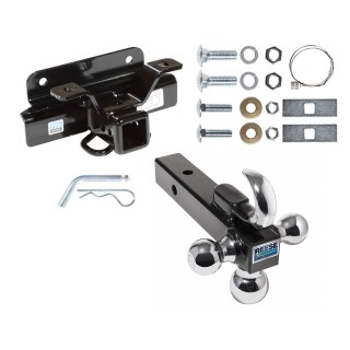 Custom Fit Trailer Hitch Tri-Ball Trailer Hitch Ball Mount w/ Pin/Clip 51143 7031400 63240 Pro Series Trailer Tow Hitch Receiver 03-08 Dodge Ram 1500 2500 3500 w/Tri-Ball Triple Ball 1-7/8" 2" 2-5/16" 03 04 05 06 07 08 09 2003 2004 2004 200 Trailer Tow Hitch Receiver For 03-08 Dodge Ram 1500 2500 3500 w/Tri-Ball Triple Ball 1-7/8" 2" 2-5/16"