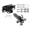Custom Fit Trailer Hitch Tri-Ball Trailer Hitch Ball Mount w/ Pin/Clip 51143 7031400 63240 Pro Series Trailer Tow Hitch Receiver 03-08 Dodge Ram 1500 2500 3500 w/Tri-Ball Triple Ball 1-7/8" 2" 2-5/16" 03 04 05 06 07 08 09 2003 2004 2004 200 Trailer Tow Hitch Receiver For 03-08 Dodge Ram 1500 2500 3500 w/Tri-Ball Triple Ball 1-7/8" 2" 2-5/16"