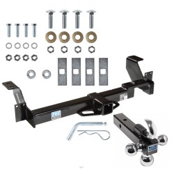 Trailer Tow Hitch Receiver For 01-05 Pontiac Aztek 02-07 Buick Rendezvous w/Tri-Ball Triple Ball 1-7/8" 2" 2-5/16" Trailer Tow Hitch Receiver For 01-05 Pontiac Aztek 02-07 Buick Rendezvous w/Tri-Ball Triple Ball 1-7/8" 2" 2-5/16"