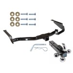 Custom Fit Trailer Hitch Tri-Ball Trailer Hitch Ball Mount w/ Pin/Clip 51155 7031400 63240 Pro Series Trailer Tow Hitch Receiver 04-07 Toyota Highlander 04-06 Lexus RX 330 07-09 RX 350 w/Tri-Ball Triple Ball 1-7/8" 2" 2-5/16" 04 05 06 07 08 Trailer Tow Hitch Receiver For 04-07 Toyota Highlander 04-06 Lexus RX 330 07-09 RX 350 w/Tri-Ball Triple Ball 1-7/8" 2" 2-5/16"