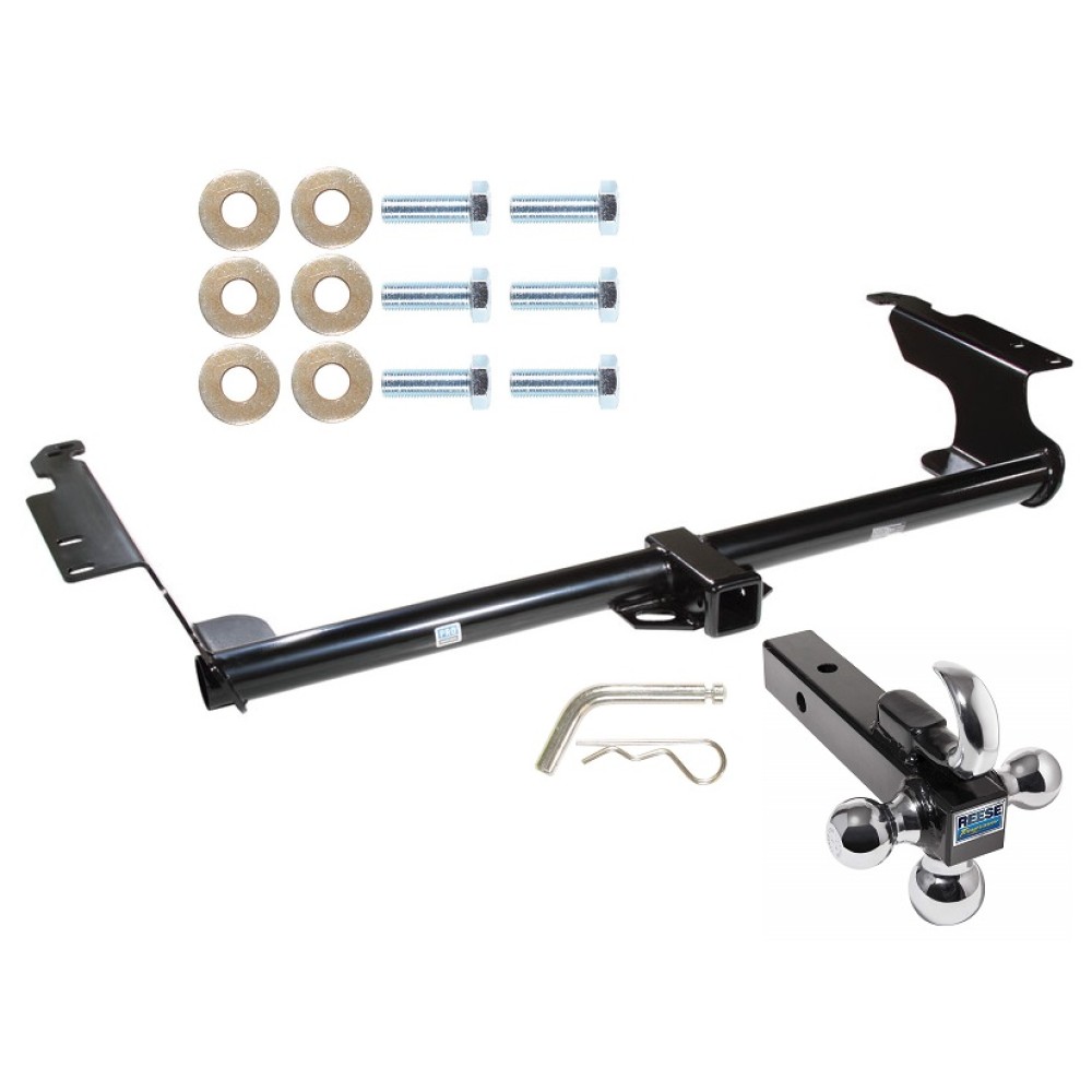 Custom Fit Trailer Hitch Tri-Ball Trailer Hitch Ball Mount w/ Pin/Clip 51156 7031400 63240 Pro Series Trailer Tow Hitch Receiver 99-17 Honda Odyssey w/Tri-Ball Triple Ball 1-7/8" 2" 2-5/16" 99 00 01 02 03 04 05 06 07 08 09 10 11 12 13 14 15 Trailer Tow Hitch Receiver For 99-17 Honda Odyssey w/Tri-Ball Triple Ball 1-7/8" 2" 2-5/16"