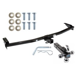 Trailer Tow Hitch Receiver For 01-06 Acura MDX 03-08 Honda Pilot w/Tri-Ball Triple Ball 1-7/8" 2" 2-5/16" Trailer Tow Hitch Receiver For 01-06 Acura MDX 03-08 Honda Pilot w/Tri-Ball Triple Ball 1-7/8" 2" 2-5/16"