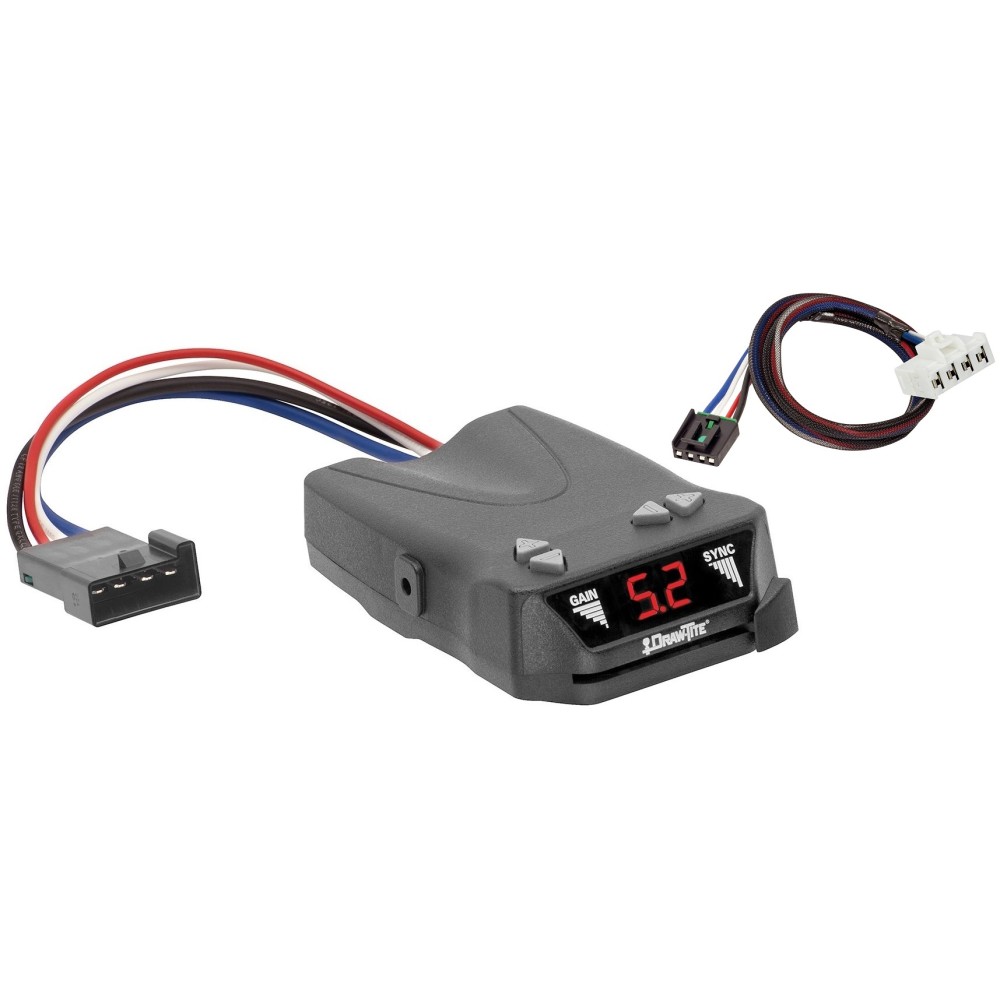 Brake Control Unit Mounting hardware and bracket Vehicle specific Plug and Play Wiring Adapter 5504 3020 Draw-Tite Trailer Brake Control 95-09 Dodge RAM 1500 2500 3500 Plug Play Wiring Adapter Draw-Tite Activator Electric Trailer Brakes Module Box Contro Trailer Brake Control for 95-09 Dodge RAM 1500 2500 3500 w/ Plug Play Wiring Adapter Draw-Tite Activator Electric Trailer Brakes Module Box Controller 1-4 Axle