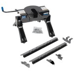 Reese Outboard Fifth Wheel Rail Kit Custom Outboard Quick Connect Brackets Reese Pro Series 5th Wheel Trailer Hitch 20K Installation Hardware Installation Instructions 56009-53 30119 Reese Reese Outboard Quick Install Rail Kit and 20K 5th Wheel Hitch 14-1 Reese Outboard Quick Install Rail Kit and 20K 5th Wheel Hitch For 14-19 RAM 2500 Custom Fit No Drill Base Rails For 5th Wheel and Trailer Fifth
