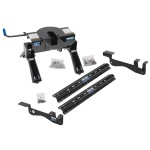 Reese Outboard Fifth Wheel Rail Kit Custom Outboard Quick Connect Brackets Reese Pro Series 5th Wheel Trailer Hitch 20K Installation Hardware Installation Instructions 56034-53 30119 Reese Reese Outboard Quick Install Rail Kit and 20K 5th Wheel Hitch 15-1 Reese Outboard Quick Install Rail Kit and 20K 5th Wheel Hitch For 15-19 Ford F150 Custom Fit No Drill Base Rails For 5th Wheel and Trailer Fifth