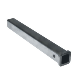 5692 Draw-Tite Trailer Hitch Receiver Fabrication Part 2 inch Receiver 18 inch Length Unpainted Trailer Hitch Fabrication Part 18" Combo Bar w/Forged Collar 2" Sq. ID Tow Receiver Unpainted