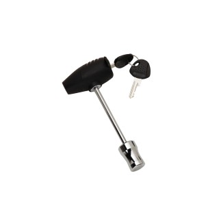 580409 BULLDOG Trailer Hitch Coupler Lock Easy Access 360 Degree Head Bulldog Easy Access Side Key Trailer Tow Hitch Coupler Tongue Lock w/ 2 Keys Lock Housing Rotates 360 Degrees