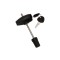 580410 BULLDOG Trailer Hitch Coupler Lock Adjustable 360 Degree Head Bulldog Easy Access Side Key Trailer Tow Hitch Coupler Tongue Lock w/ 2 Keys Dust Cap Lock Housing Rotates 360 Degrees