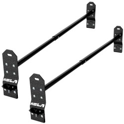 Gutter Mount Ladder Rack for 96-18 GMC Savana Van Cargo Van Ladder Lumber Rack 2 Racks Gutter Mount Ladder Rack for 96-18 GMC Savana Van Cargo Van Ladder Lumber Rack 2 Racks