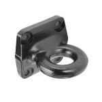 63023 Draw-Tite Trailer Hitch Lunette Ring 2-1/2 inch Diameter 42000 lbs. Capacity Trailer Tow Hitch Lunette Ring Loop Eye 42,000 Lbs. 2-1/2" Diameter Flat Plate Mount Heavy Duty
