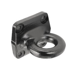 Trailer Tow Hitch Lunette Ring Loop Eye 42,000 Lbs. 2-1/2" Diameter Flat Plate Mount Heavy Duty Trailer Tow Hitch Lunette Ring Loop Eye 42,000 Lbs. 2-1/2" Diameter Flat Plate Mount Heavy Duty