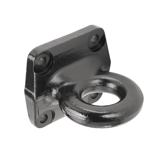 63023 Draw-Tite Trailer Hitch Lunette Ring 2-1/2 inch Diameter 42000 lbs. Capacity Trailer Tow Hitch Lunette Ring Loop Eye 42,000 Lbs. 2-1/2" Diameter Flat Plate Mount Heavy Duty