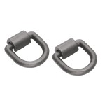 Dual Forged Heavy Duty 26,500 lb D-Rings w/Weld-On Bracket 3/4" Thick Rod Anchor Tie Down Truck Trailer (Qty:2) Dual Forged Heavy Duty 26,500 lb D-Rings w/Weld-On Bracket 3/4" Thick Rod Anchor Tie Down Truck Trailer (Qty:2)