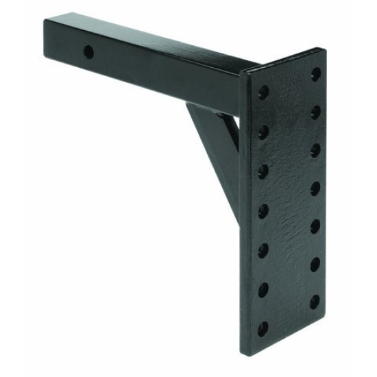 63058 Draw-Tite Pintle Hook Mounting Plate Fits 2 inch Receiver 8000 lbs. Capacity Draw-Tite 8K Adjustable Pintle Hook Receiver Fits 2" Trailer Tow Hitch Mount 11-3/8" Length 12-1/2" Drop 8,000 lbs Heavy Duty