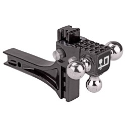 Adjustable Tri Ball Triple 1-7/8", 2", & 2-5/16" Tow Balls Ball Mount Draw-Bar System w/Step 2" Sq. Shank Adjustable Tri Ball Triple 1-7/8", 2", & 2-5/16" Tow Balls Ball Mount Draw-Bar System w/Step 2" Sq. Shank
