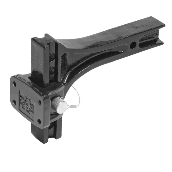 63072 Draw-Tite Pintle Hook Mounting Plate Fits 2 inch Receiver 14000 lbs. Capacity Adjustable Draw-Tite 14K Adjustable Pintle Hook Receiver Fits 2" Trailer Tow Hitch Mount Adjusts up to 10.5” Heavy Duty 14,000 lbs