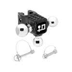 63075 Draw-Tite Trailer Hitch Ball Mount Accessory Adjustable Tri-Ball 14000 lbs. Capacity Black Reese Rotating Triple Trailer Hitch Ball Mount Head Unit Only w/ Step 1-7/8” (2K rating), 2” (10K GTW), and 2-5/16” (14K GTW) Hitch balls