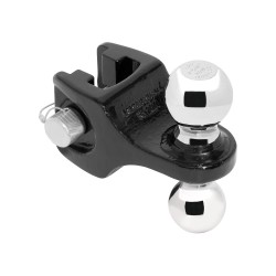 Adjustable Dual Ball Mount Draw-Bar 2" Tow Ball 10000 lbs 2-5/16" Ball 14000 lbs  Adjustable Dual Ball Mount Draw-Bar 2" Tow Ball 10000 lbs 2-5/16" Ball 14000 lbs