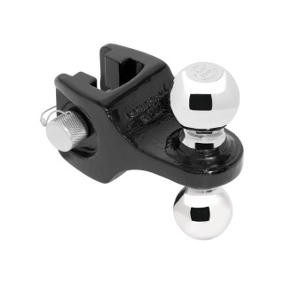 63076 Draw-Tite Trailer Hitch Ball Mount Accessory Adjustable Dual-Ball 14000 lbs. Capacity Black Adjustable Dual Ball Mount Draw-Bar 2" Tow Ball 10000 lbs 2-5/16" Ball 14000 lbs