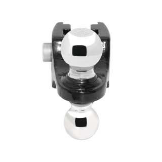 63076 Draw-Tite Trailer Hitch Ball Mount Accessory Adjustable Dual-Ball 14000 lbs. Capacity Black Adjustable Dual Ball Mount Draw-Bar 2" Tow Ball 10000 lbs 2-5/16" Ball 14000 lbs