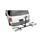 Trailer Tow Hitch For 00-14 Ford E-150 E-250 E-350 Econoline Platform Style 2 Bike Rack w/ Anti Rattle Hitch Lock