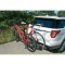 Trailer Tow Hitch For 06-12 Mitsubishi Eclipse Platform Style 2 Bike Rack w/ Hitch Lock and Cover