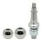 63802 Draw-Tite Interchangeable Trailer Hitch Ball 8000 lbs. Capacity Chrome Interchangeable Trailer Hitch Ball 1" Shank 1-7/8" and 2" Balls 8000 lbs. Tow
