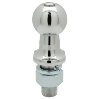 63802 Draw-Tite Interchangeable Trailer Hitch Ball 8000 lbs. Capacity Chrome Interchangeable Trailer Hitch Ball 1" Shank 1-7/8" and 2" Balls 8000 lbs. Tow