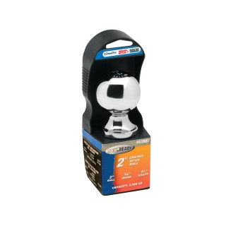 63889 Draw-Tite Trailer Hitch Ball 2 inch Diameter 3500 lbs. Capacity Chrome Packaged Trailer Hitch Ball 2" x 3/4" x 2-3/8" 3500 lbs. Chrome Tow Ball