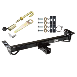 Front Mount Trailer Tow Hitch For 91-07 Ford E-150 E-250 E350 00-07 E-450 w/ J-Pin Anti-Rattle Lock