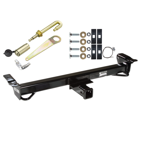 Custom Fit Front Mount Trailer Hitch Security J-Pin Installation Hardware Installation Instructions 65001 63201 Draw-Tite Front Mount Trailer Tow Hitch 91-07 E-150 E-250 E350 00-07 E-450 J-Pin Anti-Rattle Lock 91 92 93 94 95 96 97 98 99 00 01 02 03 04 05 Front Mount Trailer Tow Hitch For 91-07 Ford E-150 E-250 E350 00-07 E-450 w/ J-Pin Anti-Rattle Lock