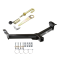 Front Mount Trailer Tow Hitch For 08-14 Ford E150 E250 08-21 E350 E450 w/ J-Pin Anti-Rattle Lock