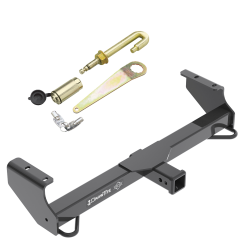 Front Mount Trailer Tow Hitch For 05-24 Nissan Frontier 05-12 Pathfinder 09-12 Equator w/ J-Pin Anti-Rattle Lock