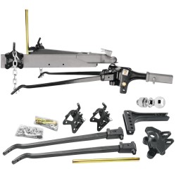 Reese 12K Trailer Weight Distribution Hitch Trunnion Spring Bars Adjustable Shank w/ 2-5/16" Ball, 1,200 lbs TW, Brackets, Hardware Travel Trailer Load Equilizing Hitch Reese 12K Trailer Weight Distribution Hitch Trunnion Spring Bars Adjustable Shank w/ 2-5/16" Ball, 1,200 lbs TW, Brackets, Hardware Travel Trailer Load Equilizing Hitch