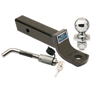 7005100 Reese Towpower Interlock Trailer Hitch Ball Mount Security Kit 6000 lbs. Capacity Fits 2 inch Receiver 2 inch Drop Black Reese Interlock Trailer Tow Starter Kit w/ Lock Pin 2" Drop 3/4" Rise w/ 2 Inch Chrome Towing Ball 6,000 Lbs Fits 2" Hitch Opening