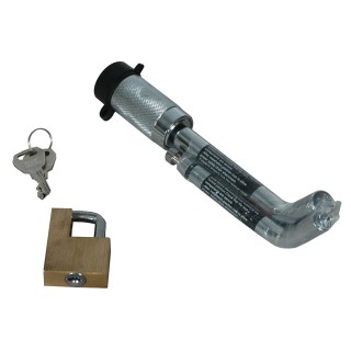 7006100 Reese Towpower Trailer Hitch Lock Coupler Combo Lock Set Fits 1-1/4 inch & 2 inch Receivers 1/2 inch & 5/8 inch Pin Diameter Reese Chrome Trailer Tow Hitch Receiver Pin and Coupler Tongue Combo Lock w/ 2 Keys For Use with Class 1 2 3 and 4 Hitches