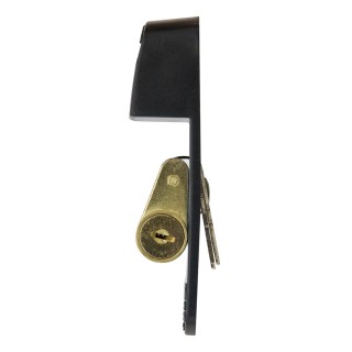 7006600 Reese Towpower Trailer Hitch Coupler Lock Brass Reese Brass Adjustable Trailer Tow Hitch Coupler Tongue Lock w/ 2 Flat Keys Fits Most Couplers