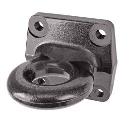 Reese Trailer Tow Hitch Lunette Ring Loop Eye 42,000 Lbs. 2-1/2" Diameter Flat Plate Mount Heavy Duty Reese Trailer Tow Hitch Lunette Ring Loop Eye 42,000 Lbs. 2-1/2" Diameter Flat Plate Mount Heavy Duty
