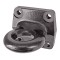 Reese Trailer Tow Hitch Lunette Ring Loop Eye 42,000 Lbs. 2-1/2" Diameter Flat Plate Mount Heavy Duty