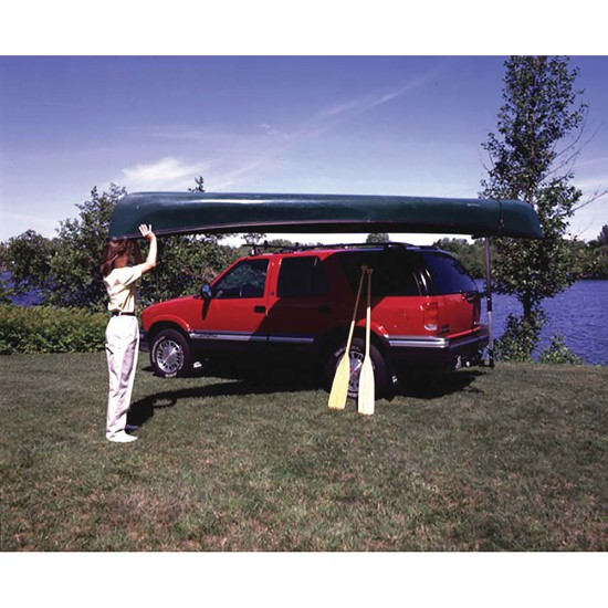 7018100 Reese Towpower Trailer Hitch Mount Canoe Loader Reese Towpower Trailer Hitch Mount Canoe Loader One Person Marine Tow While In Use Adjustable Hardware