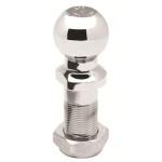 7021600 Reese Towpower Replacement Part Pintle Hook Hitch Ball 2 inch Ball Chrome Reese 2" 10,000 lbs Pintle Hook Trailer Hitch Ball Tow 1-1/4" Shank Diameter x 2-1/4" Shank Length