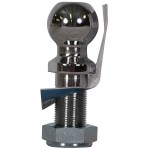 7021600 Reese Towpower Replacement Part Pintle Hook Hitch Ball 2 inch Ball Chrome Reese 2" 10,000 lbs Pintle Hook Trailer Hitch Ball Tow 1-1/4" Shank Diameter x 2-1/4" Shank Length