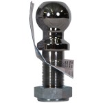 7021600 Reese Towpower Replacement Part Pintle Hook Hitch Ball 2 inch Ball Chrome Reese 2" 10,000 lbs Pintle Hook Trailer Hitch Ball Tow 1-1/4" Shank Diameter x 2-1/4" Shank Length