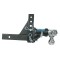 7021800 Reese Towpower Adjustable Trailer Hitch Ball Mount 10000 lbs. Capacity Fits 2 inch Receiver 7 inch Drop Chrome Reese 10K Adjustable Chrome Triple Ball Trailer Hitch Ball Mount Fits 2" Tow Receiver 7" Drop or Rise 1-7/8" 2" and 2-5/16" Balls